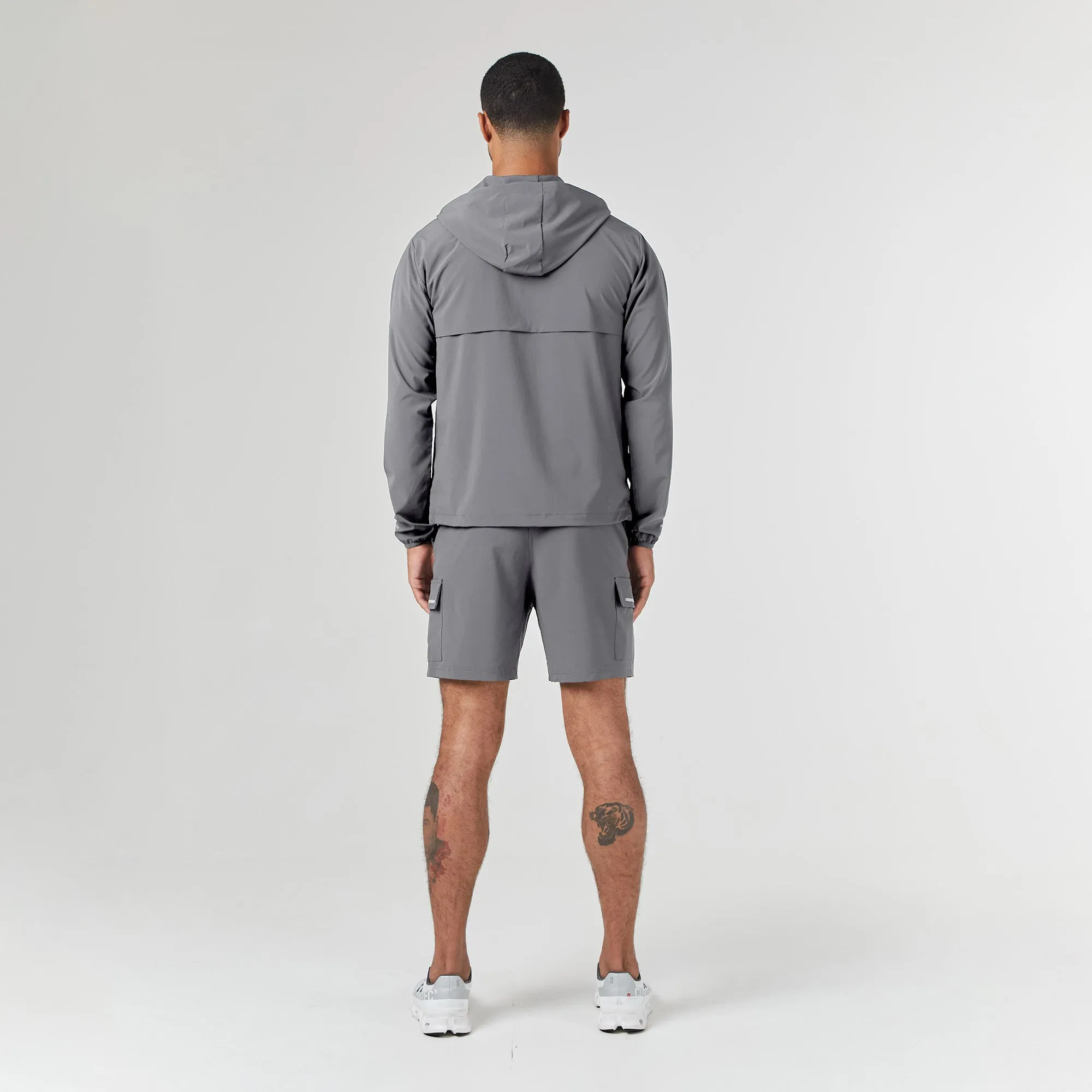 Tech Windbreaker Twinset | Mid Grey