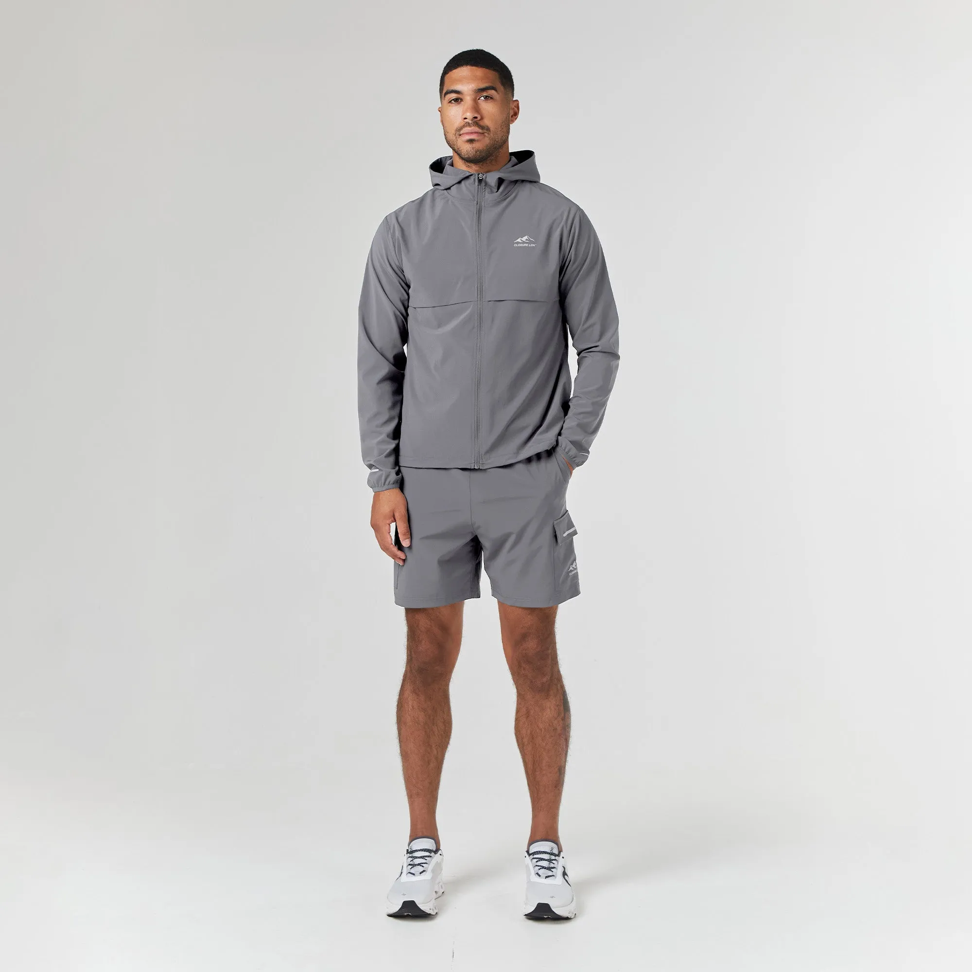 Tech Windbreaker Twinset | Mid Grey