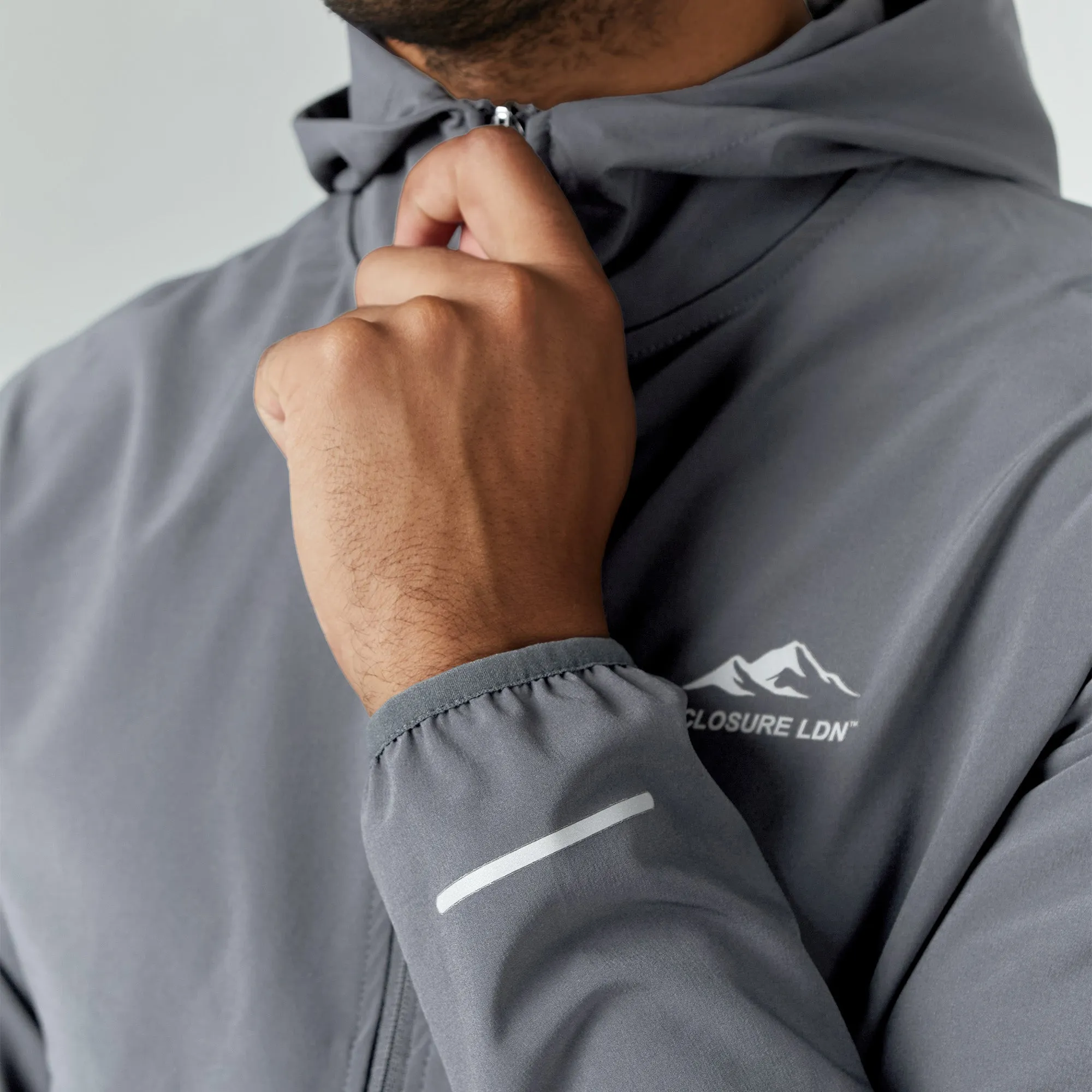 Tech Windbreaker Twinset | Mid Grey