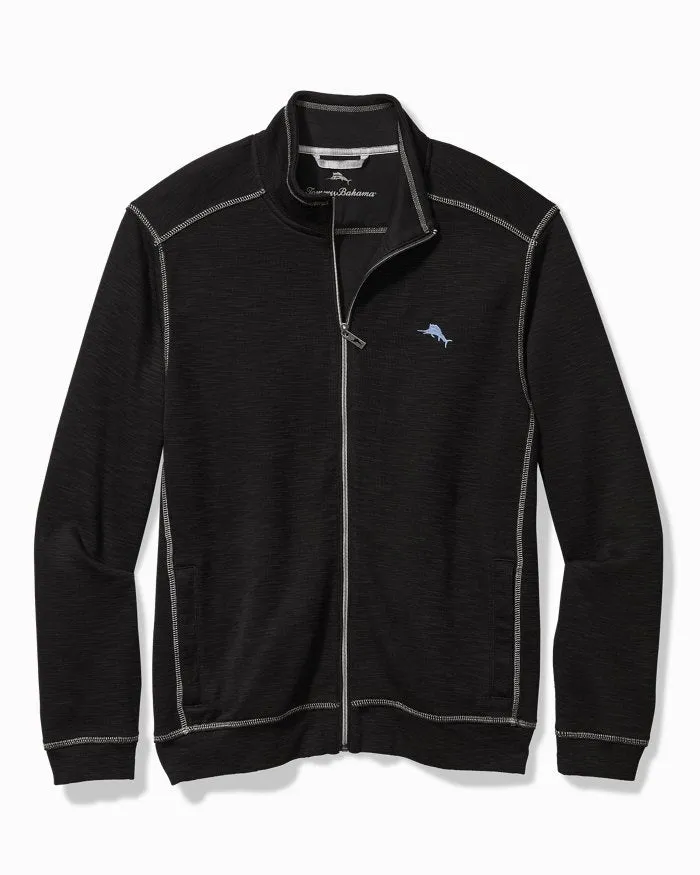 Tommy Bahama Tobago Bay Full-Zip Sweatshirt | Black