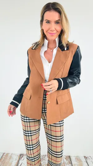 Varsity Luxe Blazer