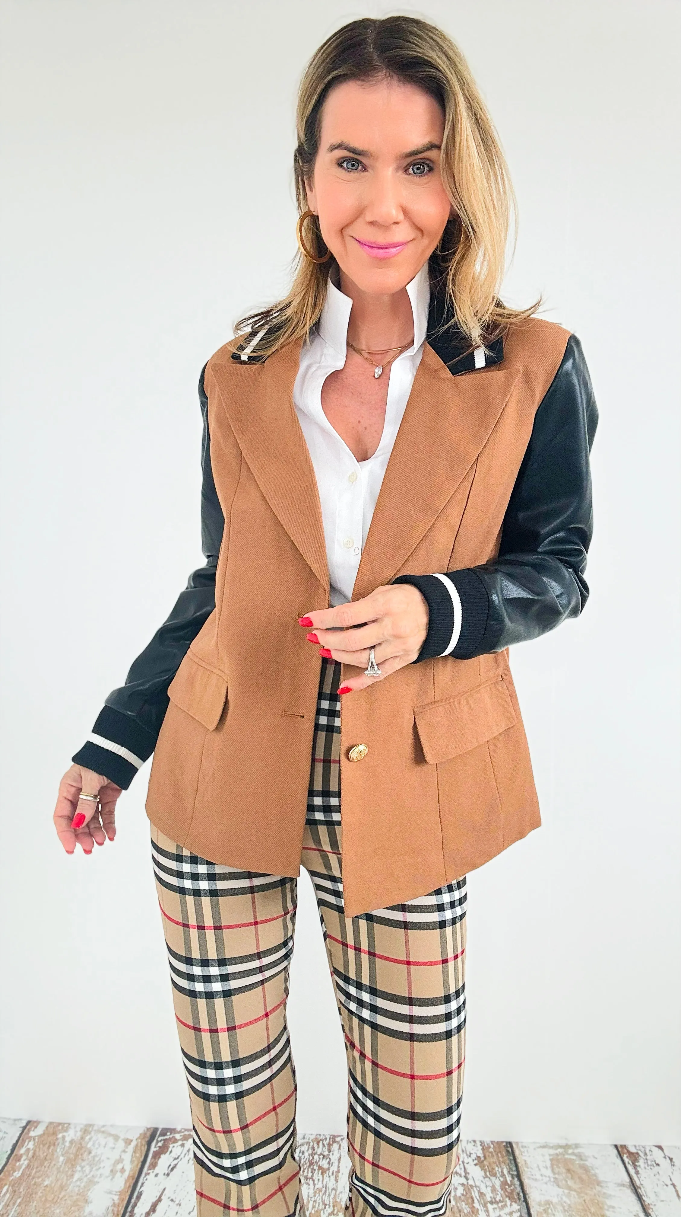 Varsity Luxe Blazer