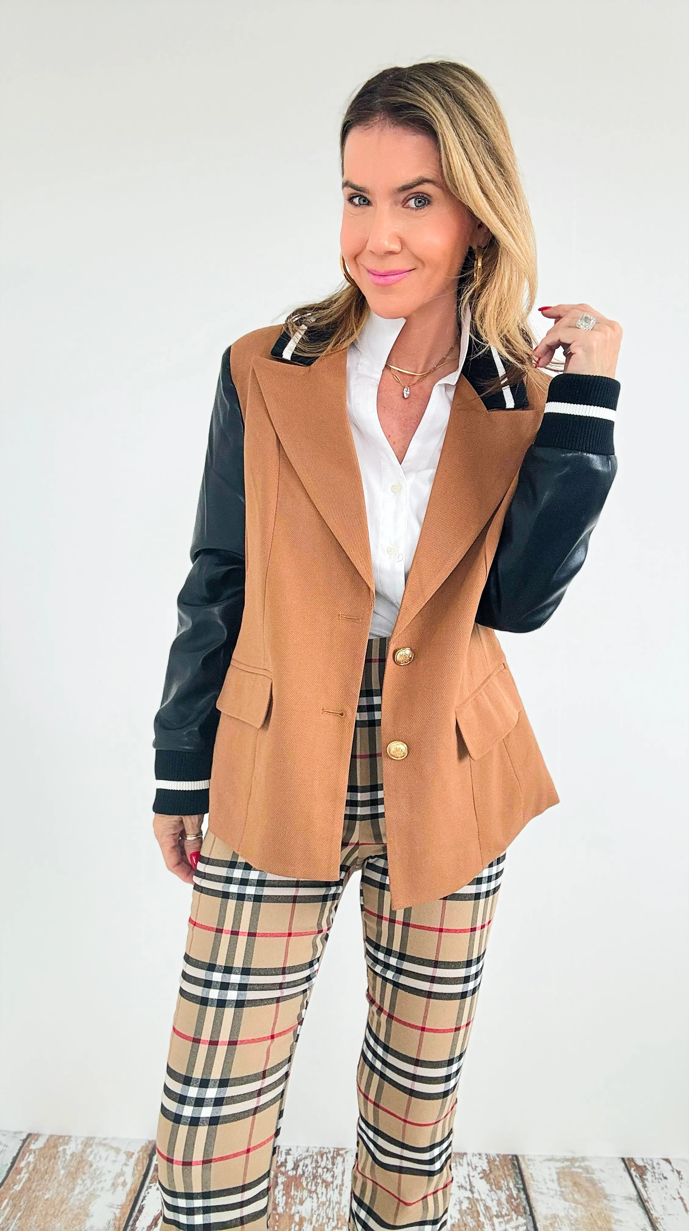 Varsity Luxe Blazer