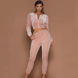 VELMA VELVET JOGGER SET