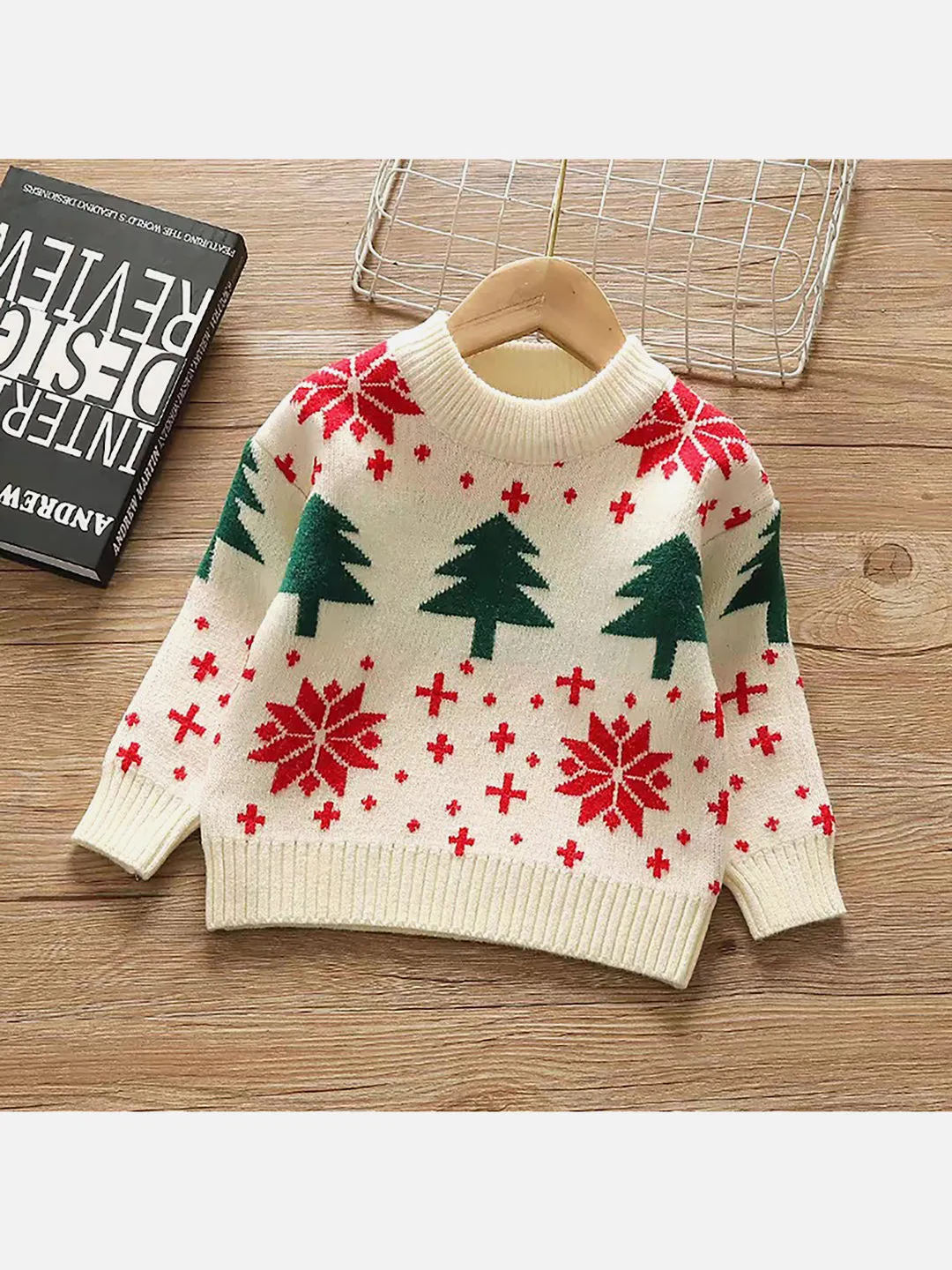 White Wonderland Warmer Cardigan & Christmas Sweater for Kids