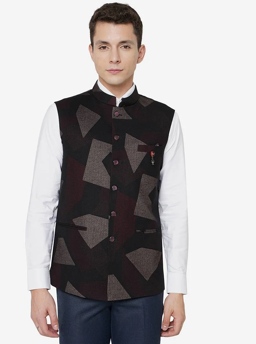 Wine Waist Coat | JB Studio