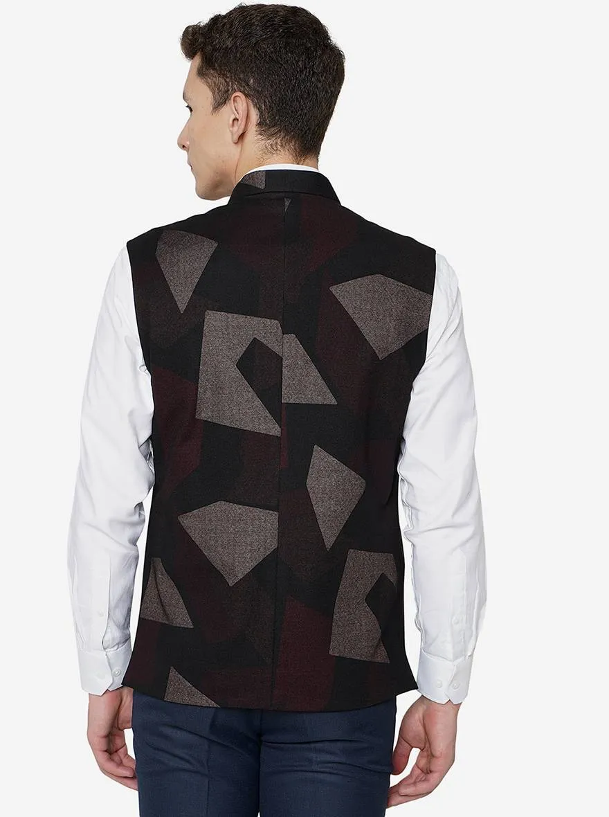 Wine Waist Coat | JB Studio