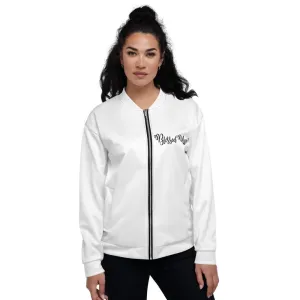 Womens Jackets, Blessed Up Graphic Text Bomber Jacket