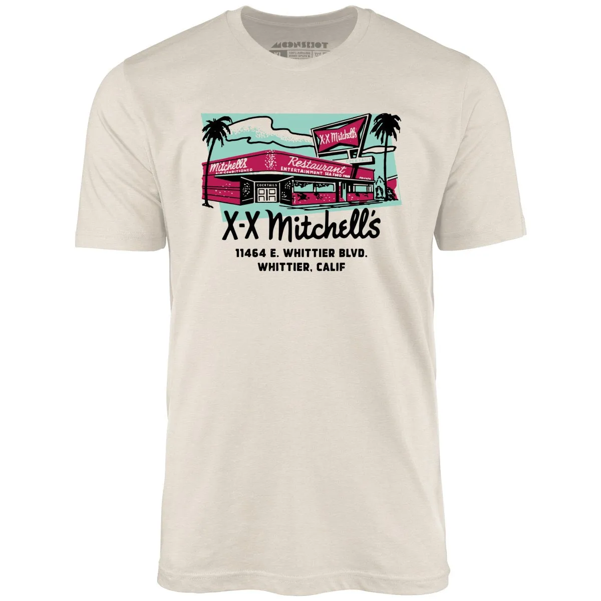 X-X Mitchell's - Whittier, CA - Vintage Restaurant - Unisex T-Shirt