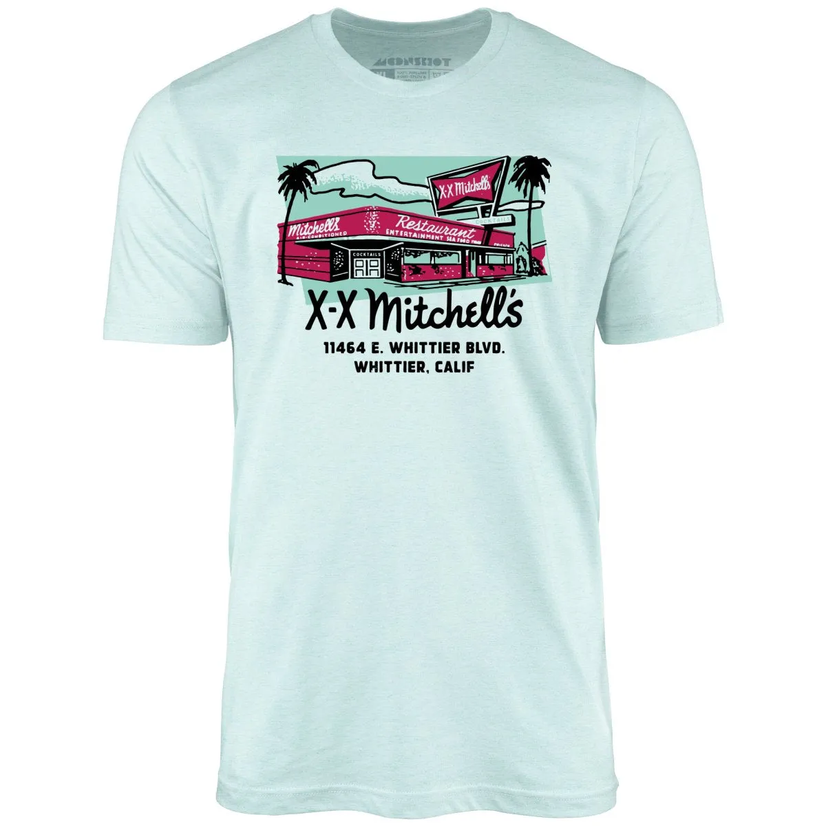 X-X Mitchell's - Whittier, CA - Vintage Restaurant - Unisex T-Shirt