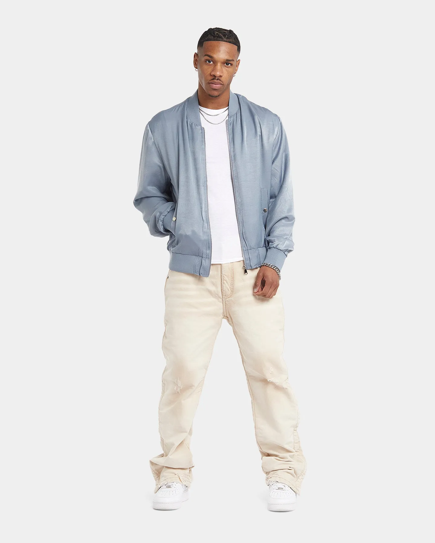 XXIII Florian Light Weight Bomber Jacket Blue