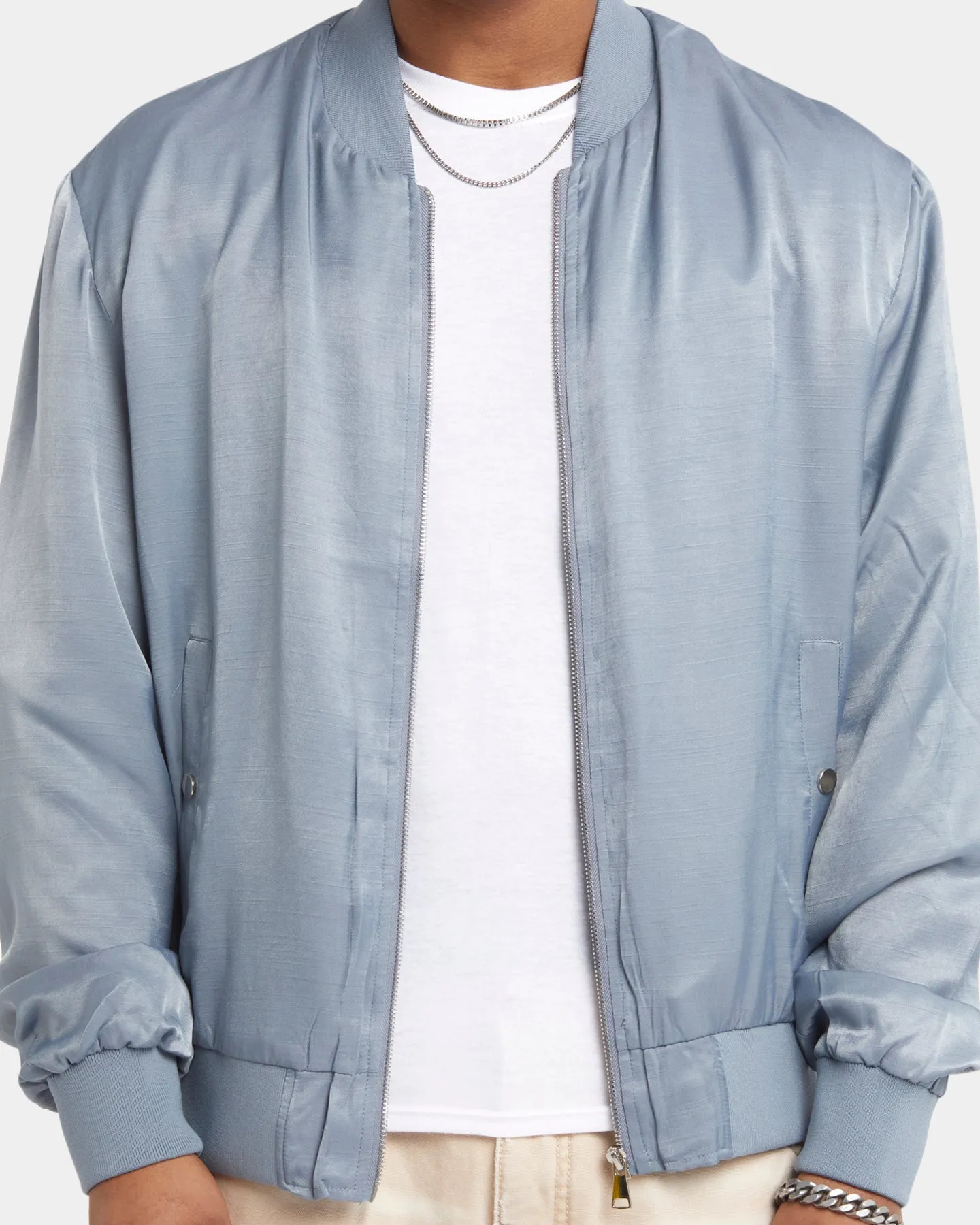 XXIII Florian Light Weight Bomber Jacket Blue