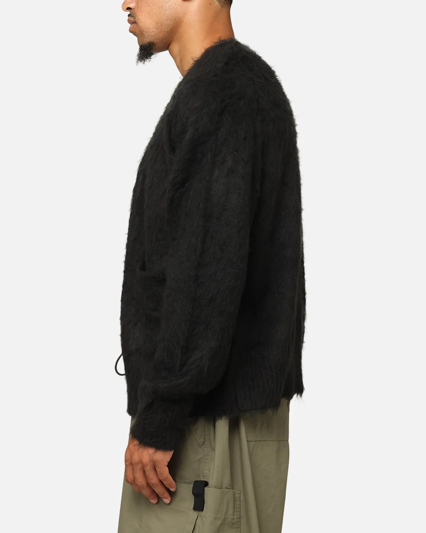 XXIII Fuzzy Cardigan Black